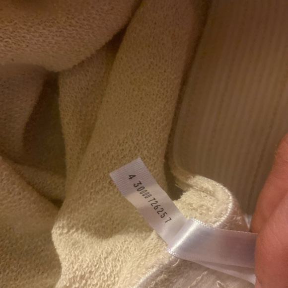 Cream Sweatpants with Purple 'FLAWLESS' Print - Picture 12 of 12